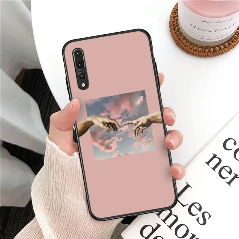 

The Creation of Adam Renaissance aesthetic Phone Case For Huawei P20 lite P40 lite mate 10 20 lite P20 pro P smart 2019 case