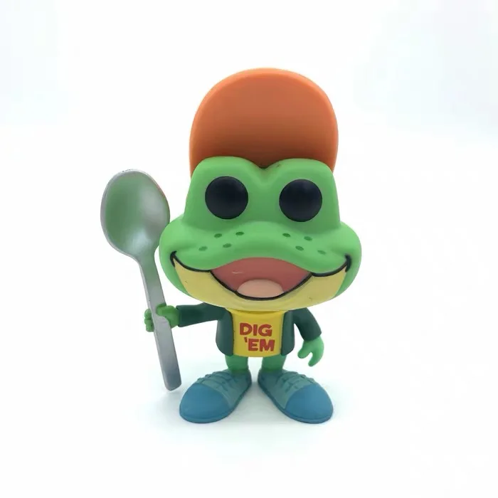 

Original Secondhand Ad Icons - Dig Frog Vinyl Action Figure Collectible Model Loose Toy No Box