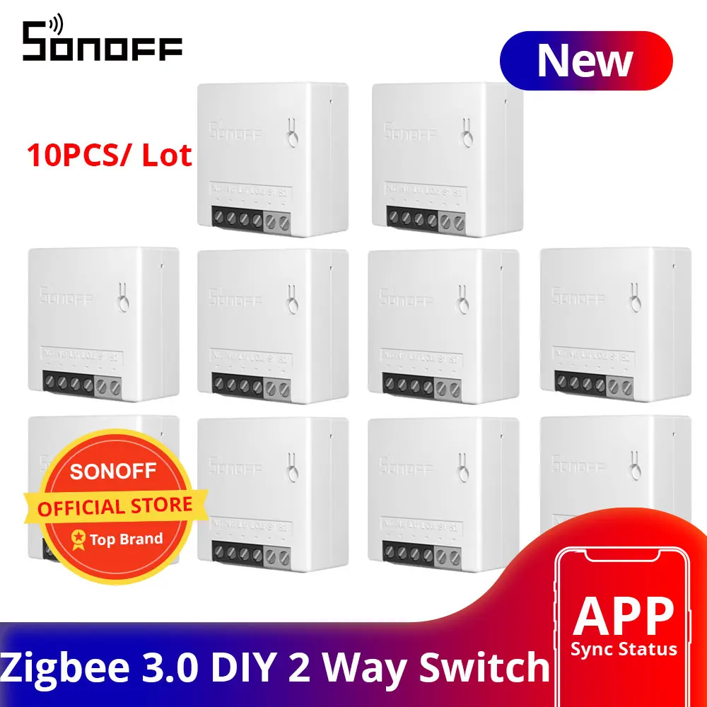 Умный светильник ключатель SONOFF ZBMINI Zigbee модуль двухстороннего управления