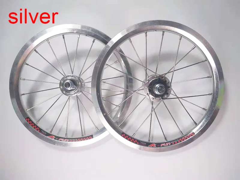 4 подшипника 14 дюймов алюминиевый сплав детская велосипедная колесная пара 20H V