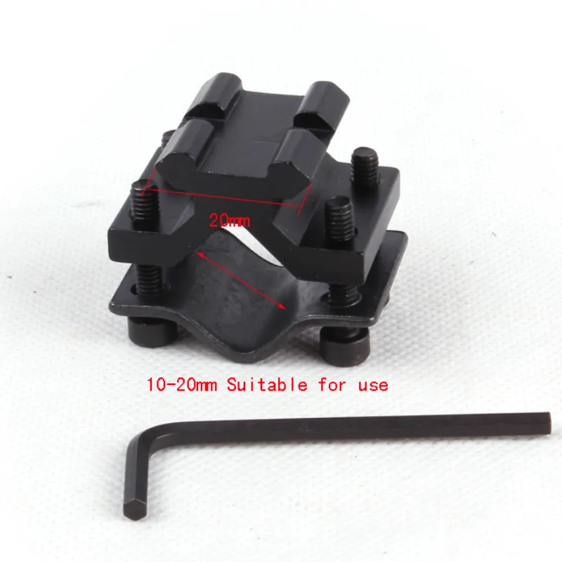 

Single clip pipe head Barrel Mount for Weaver and Picatinny Accessories
