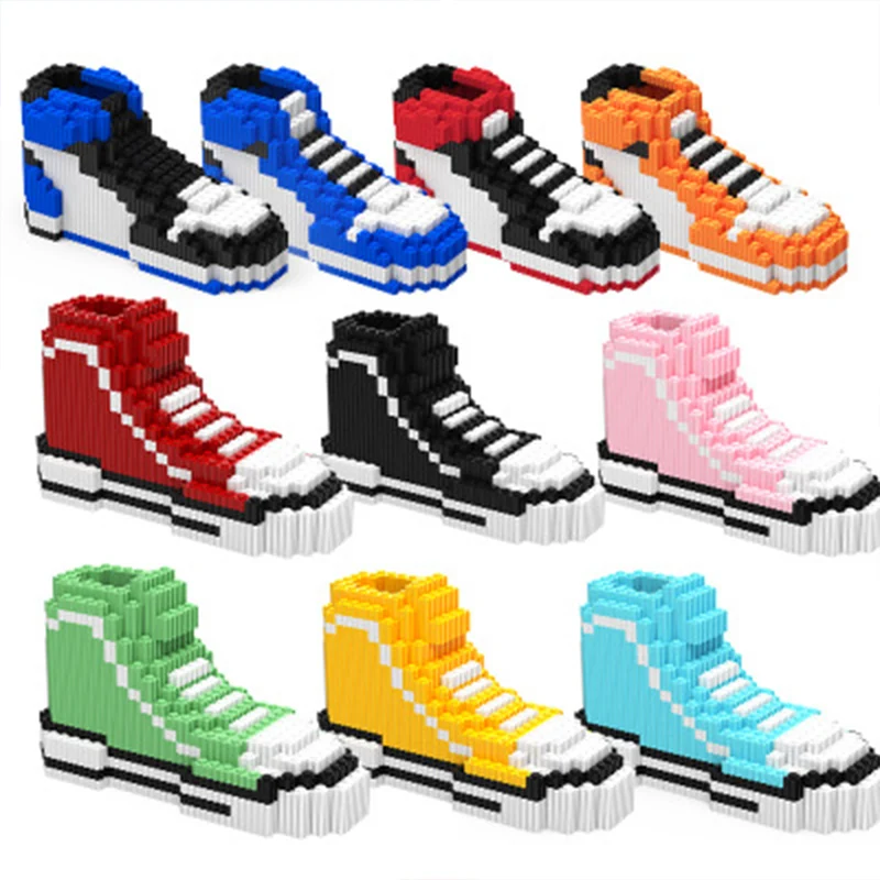 683 шт. мокрая обувь строительные блоки игрушки совместимы с DIY обучение детей