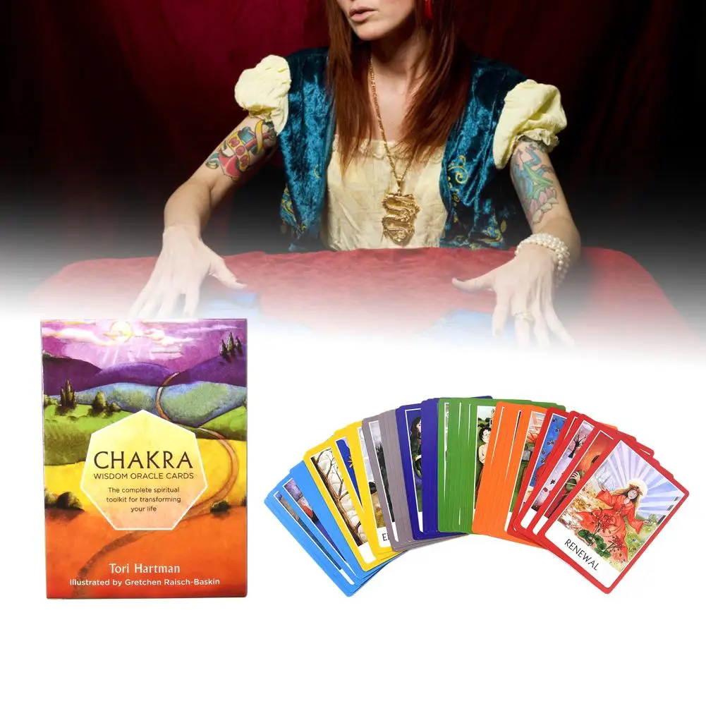 Чакра Таро карточная Настольная Игра карточка друг семья вечерние игра