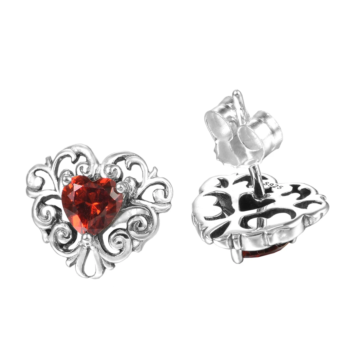 GW Women's Earrings 925 Silver Pendientes Mujer Elegant Vintage Stud for Women Jewelry | Украшения и аксессуары