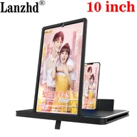 10 inch 3d phone screen amplifier hd eyes protection display video universal screen amplifier support all smart phone
