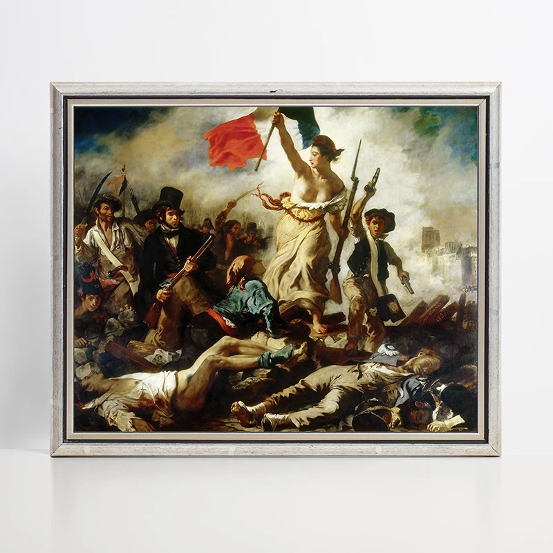 The Freedom Guide People by Artist Юджин делакроix the Classic Arts жавр коллекция холст печать живопись