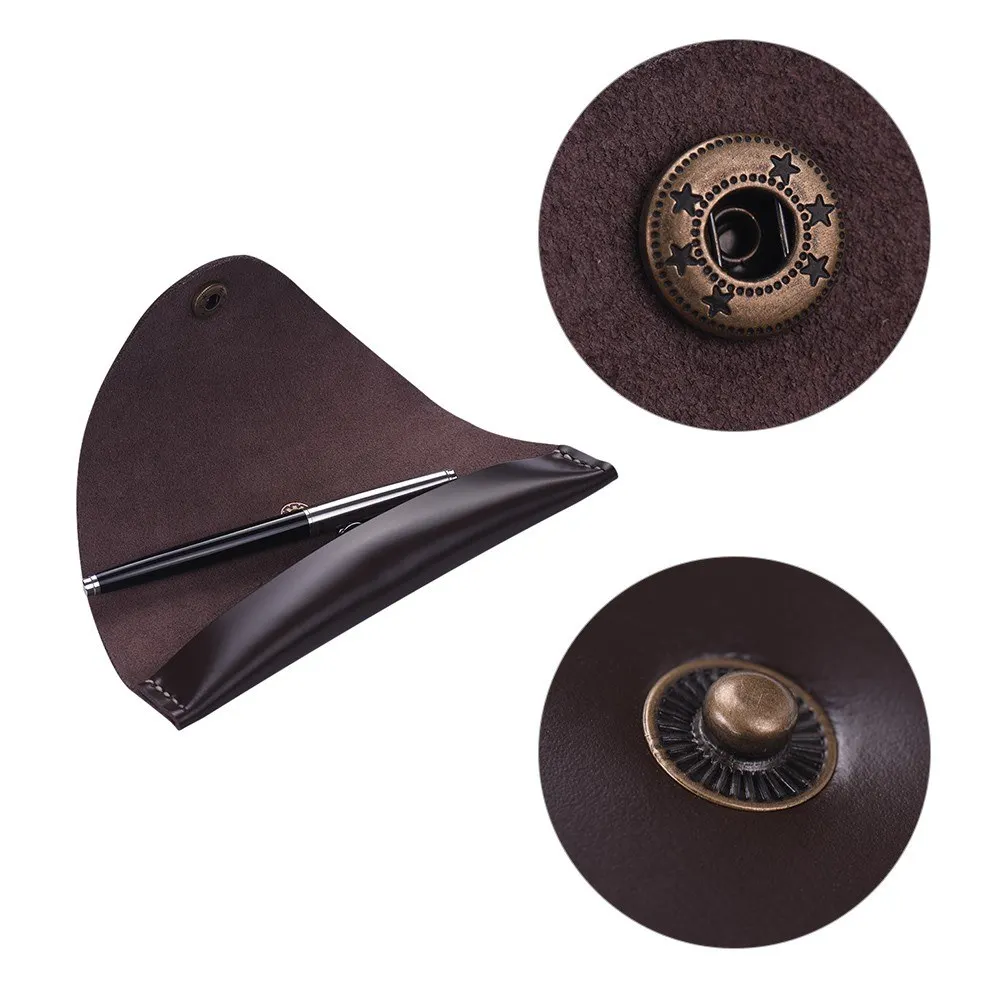 Чехол для перьевой ручки из кожи под старину защитный чехол ручной работы с