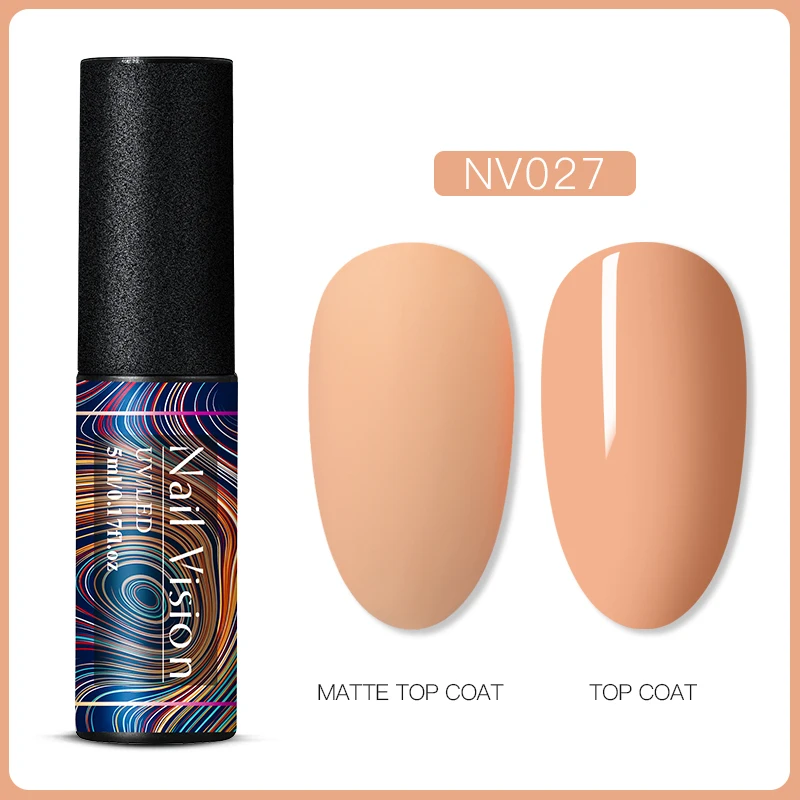 Nail Vision матовый цвет УФ-гель для ногтей 5 мл чистый цвет матовое покрытие требуется Сделай Сам Маникюр замочить от ногтей гель лак - Цвет: HHS06622