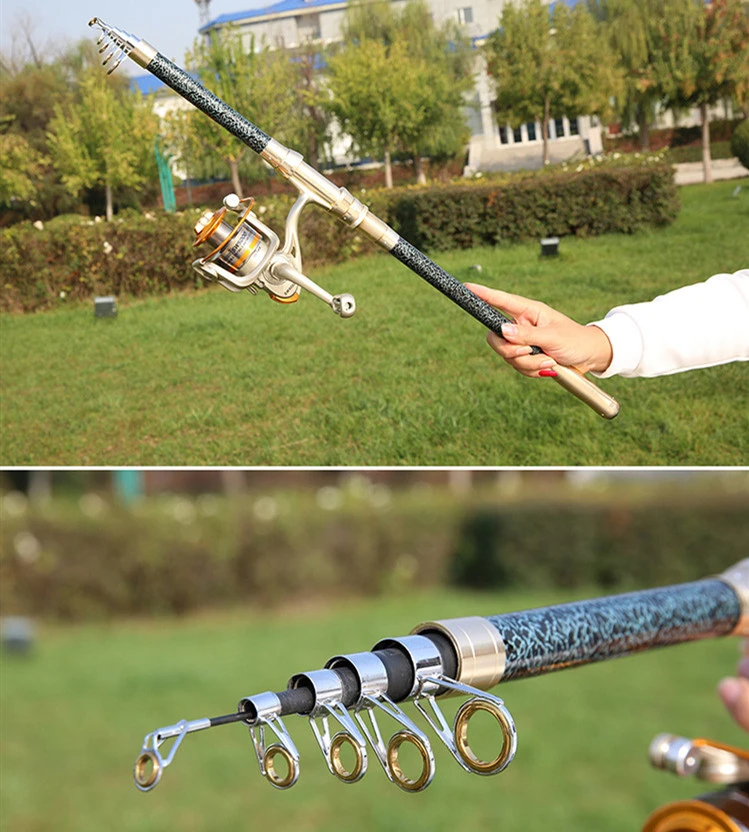 

Super hard Fishing rod Powerful 6 layers of carbon fiber Telescopic Pole Long throwing 2.1m 2.4m 2.7m 3m 3.6m Jig Big fish tool