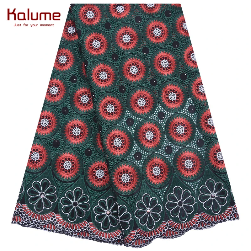 Королевская африканская швейцарская хлопковая кружевная фабрика