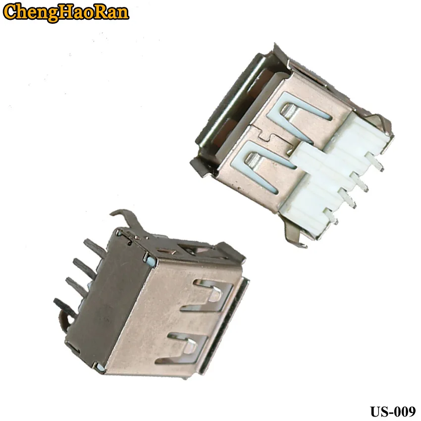 ChengHaoRan 1 шт. USB интерфейс A type Женский 90 градусов горизонтальный разъем обычные