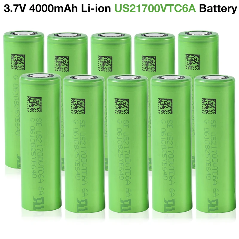 Фото 21700 VTC6A 3 7 V 4000mAh литий-ионная аккумуляторная батарея для Sony US21700VTC6A 30A разрядка