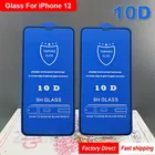 10D Защитное стекло для iPhone 12 11 Pro Max XS X 8 7 6S Plus SE2, полное покрытие, пленка из закаленного стекла для 12 Pro