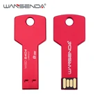 WANSENDA USB флеш-накопитель в форме ключа, водонепроницаемый флеш-накопитель, 4 ГБ, 8 ГБ, 16 ГБ, 32 ГБ, 64 ГБ