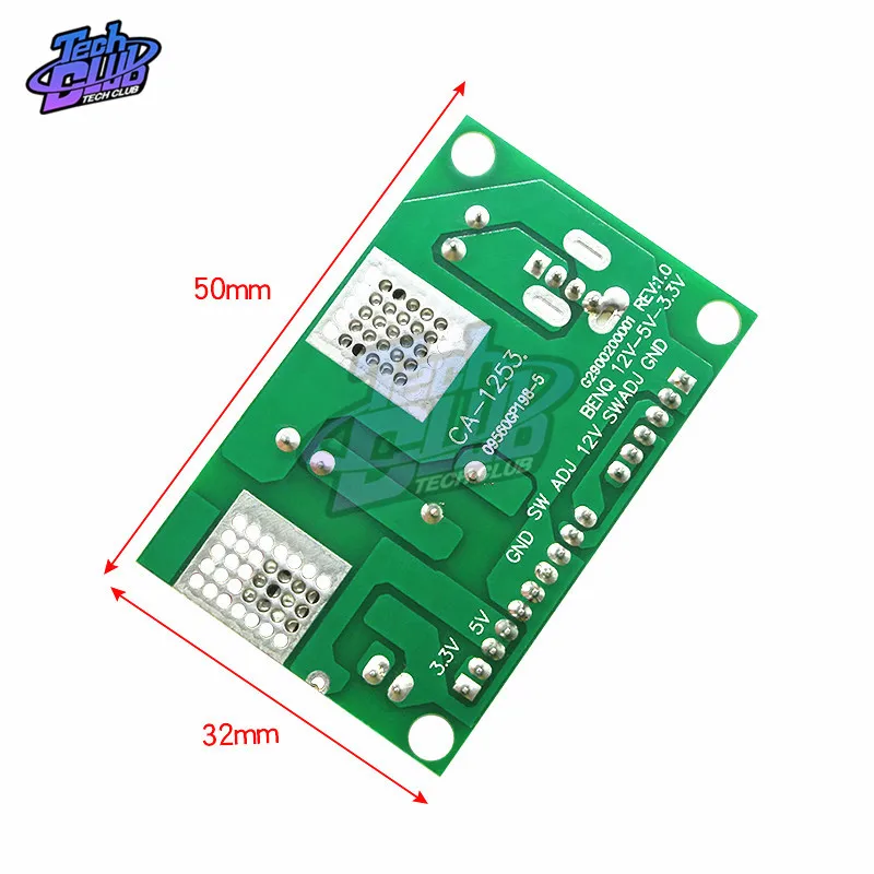 CA-1253 12 В до 5 3 V Напряжение модуль преобразования BENQ 12V-5V-3.3V BenQ плата питания |