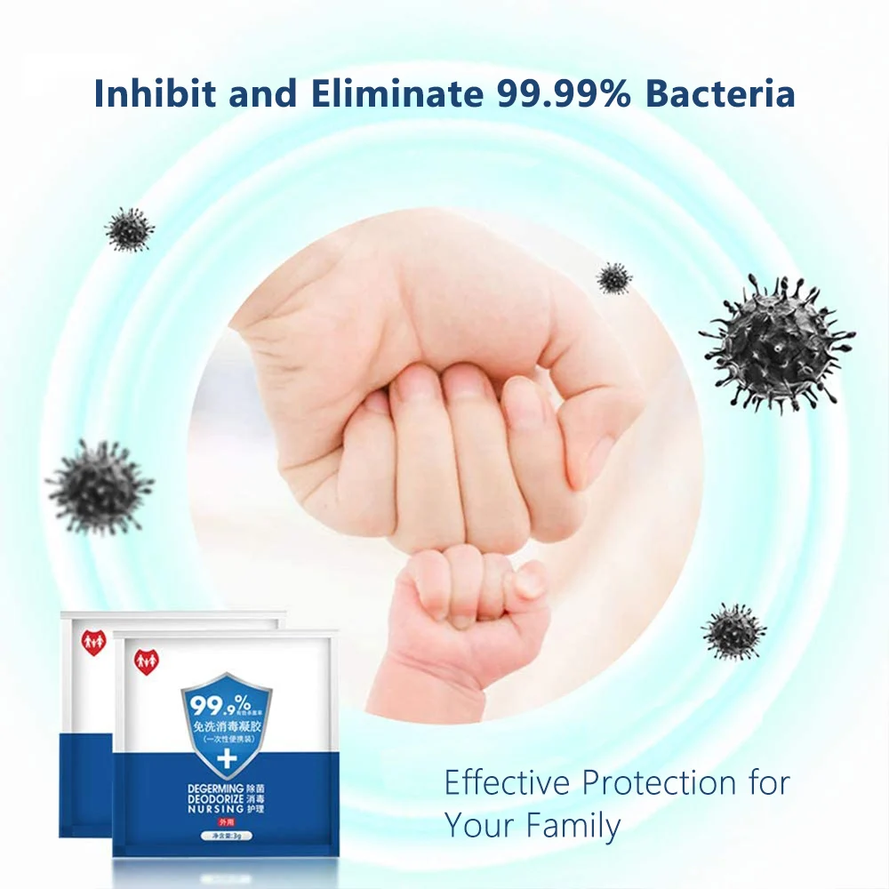 Портативный дорожный Дезинфектор для рук 50 упаковок одноразовый