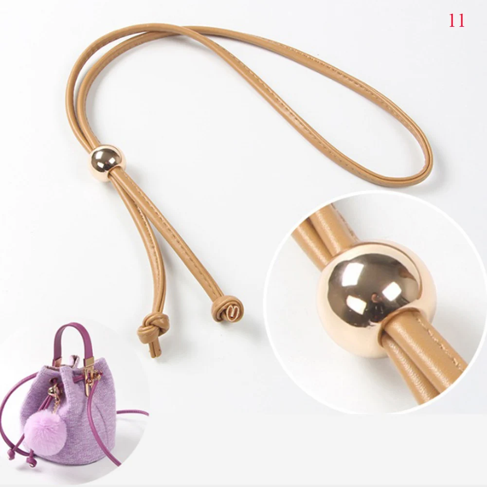 Women Girls Detachable PU Leather Bag Strap Belt Bucket Bags Drawstring Bunches Backpack Beam Pocket Accessories | Багаж и сумки