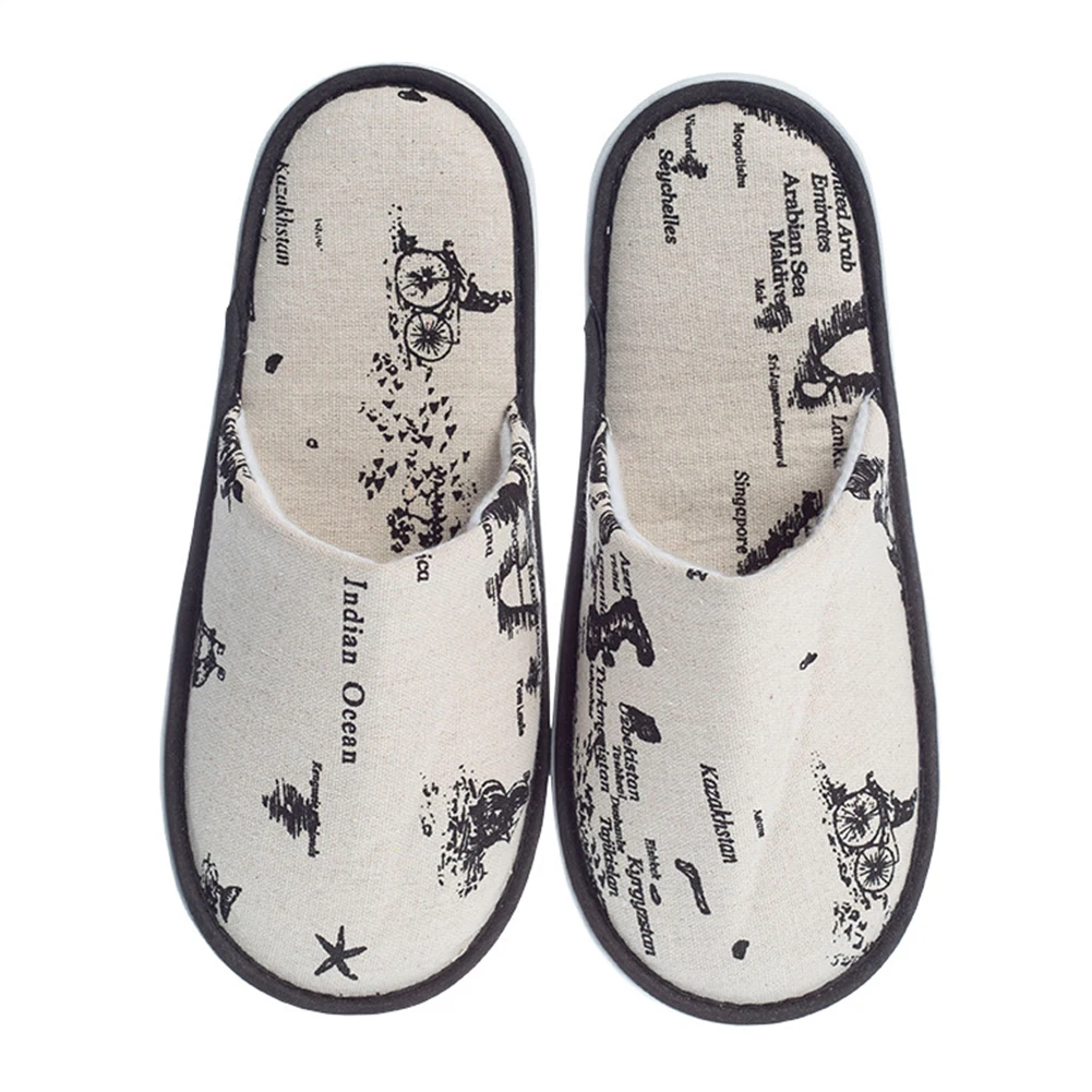 Мужские и женские вечерние одноразовая тапочка для ванной комнаты с закрытым