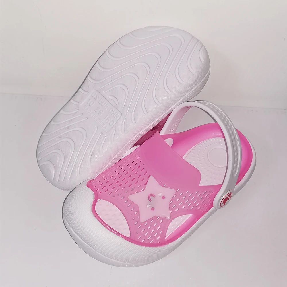 Сандалии из ПВХ Резиновые Нескользящие для мальчиков и девочек размеры