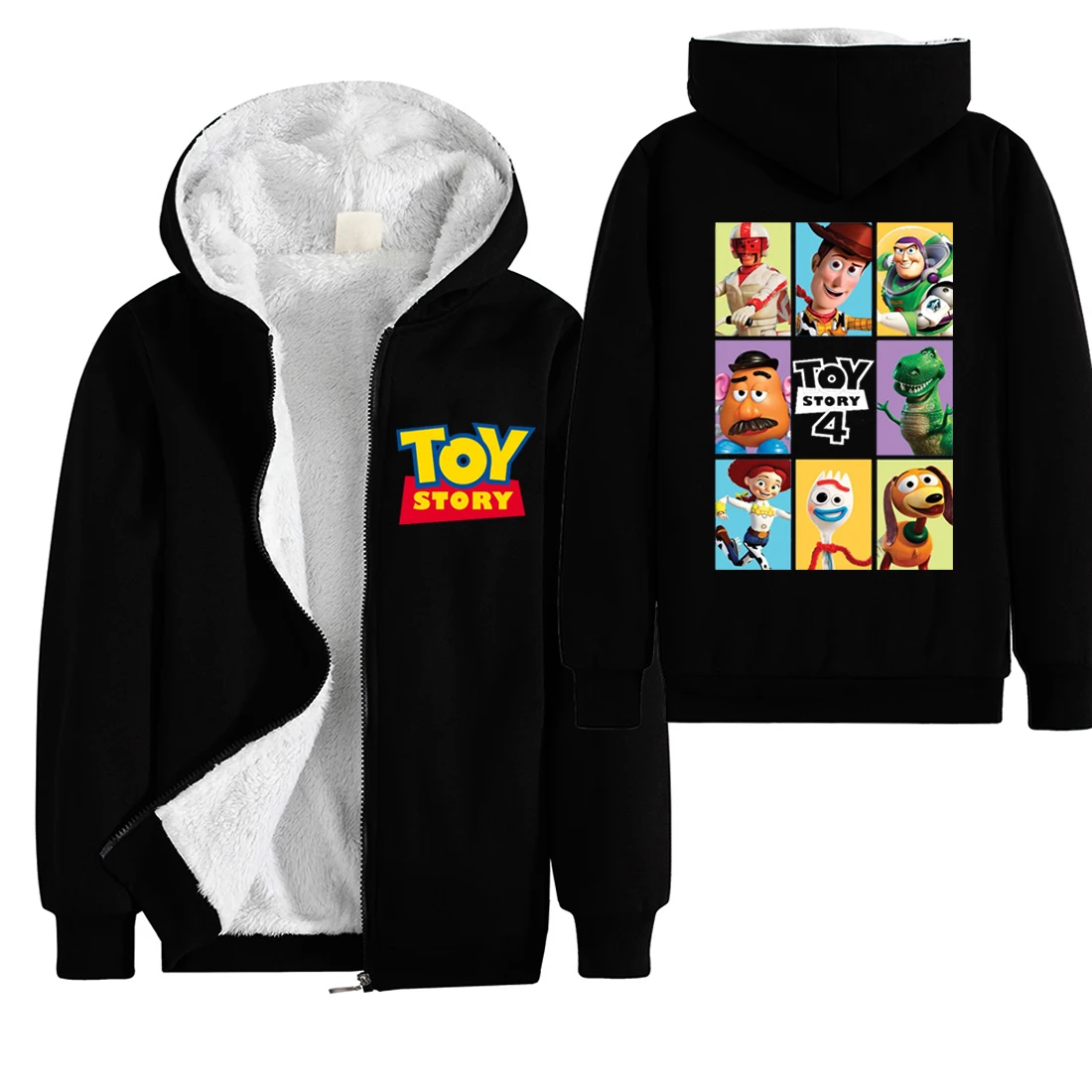Toy Story 4/зимняя одежда для больших детей футболка с длинными рукавами пальто