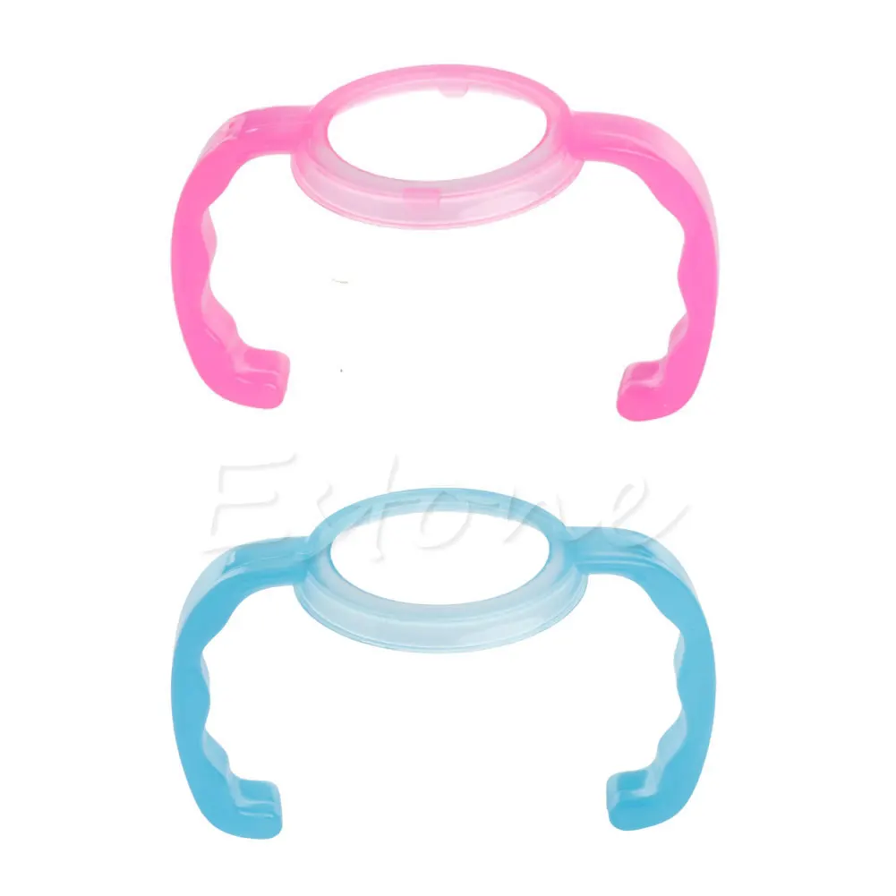 

New Baby Cup Feeding Bottle Trainer Easy Grip Standard Plastic Handles Holder