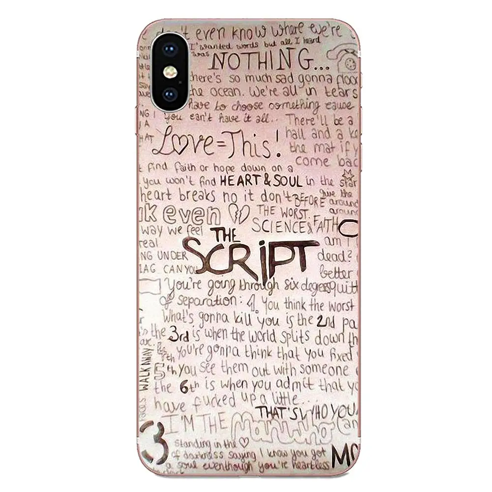 The Script Irish Rock Band Art Pattern For Xiaomi Redmi Mi 4 7A 9T K20 CC9 CC9e Note 7 9 Y3 SE Pro Prime Go Play Skin Hybrid | Мобильные