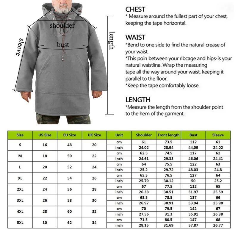 

2021 New Men's Wool Waterproof Thermal Insulation Coat Durable for Men Retro Casual Solid Coat Harajuku Style Streetwear S-5XL