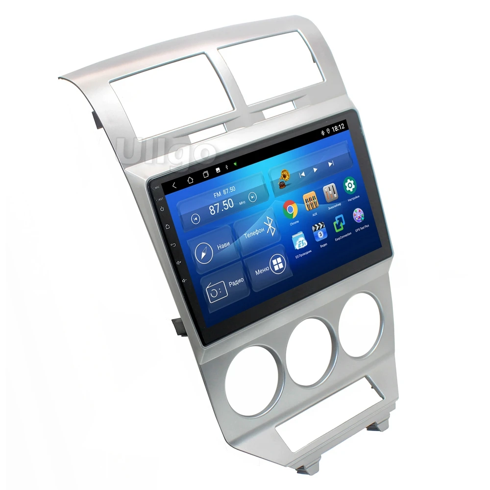 Восьмиядерный автомобильный радиоприемник 10 1 дюйма Android GPS для Dodge Caliber 2007 2010