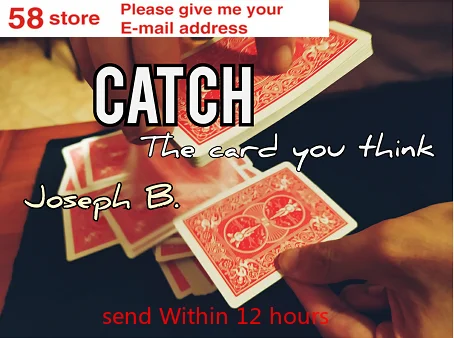 

2020 CATCH ( I catch the card you think) by Joseph B- Magic Tricks