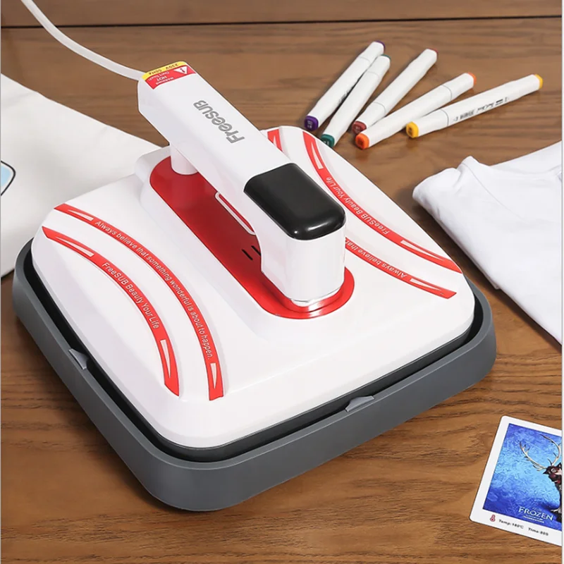 Heat Press Machine for T Shirts Portable 10&quot×10&quot Easy DIY Hand Free Automatic Transfer Sublimation and Vinyl |