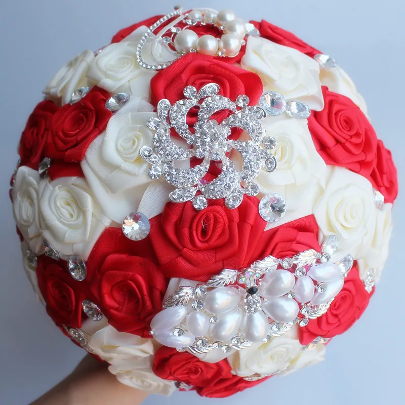 WIFELAI-A Artificial Flowers Rose Wedding Party Bride Bouquet Groom Groomsmen Boutonniere Wrist Corsage bridal Holding | Свадьбы и
