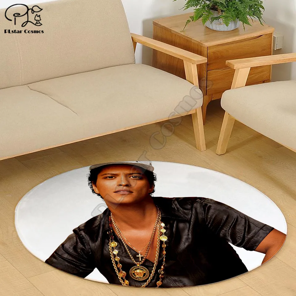 

Bruno Mar character pattern Square Anti-Skid Area Floor Mat 3D Rug Non-slip Mat Dining Room Living Room Soft Bedroom Carpet