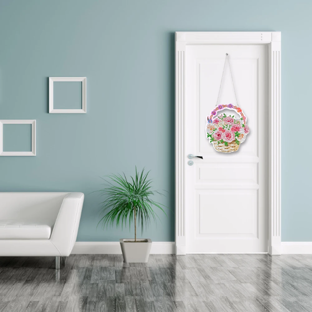 Набор для алмазной вышивки Цветочная корзина | Дом и сад