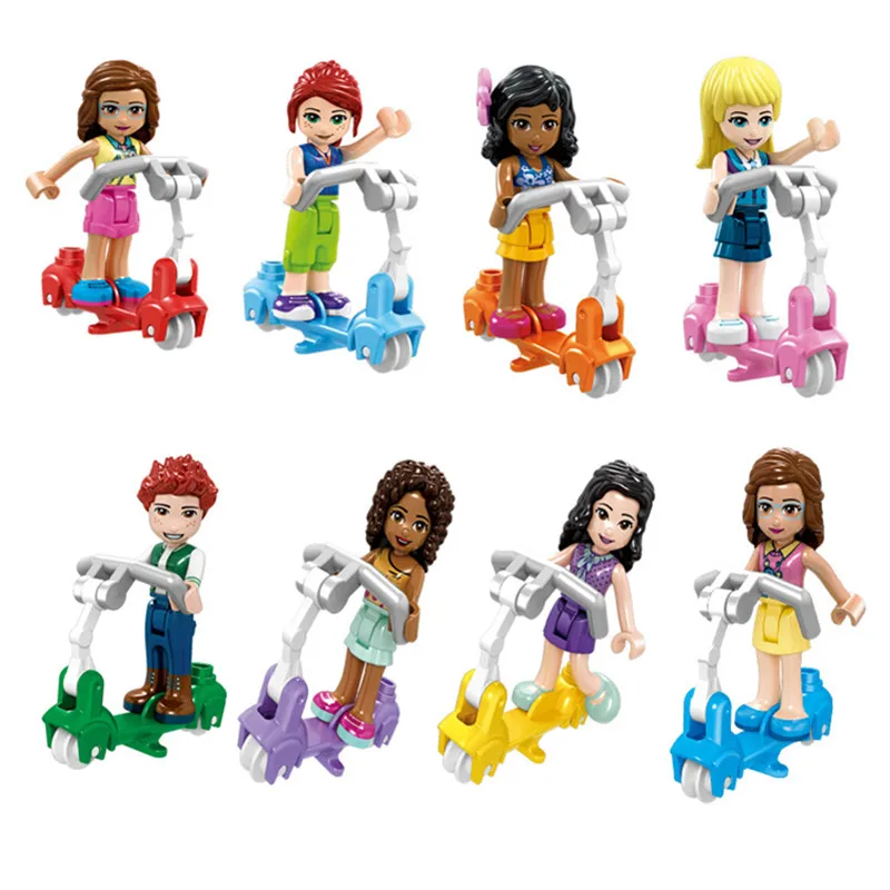 Любимый Детский самокат принцессы для девочек с сердечками озеро город Legoed