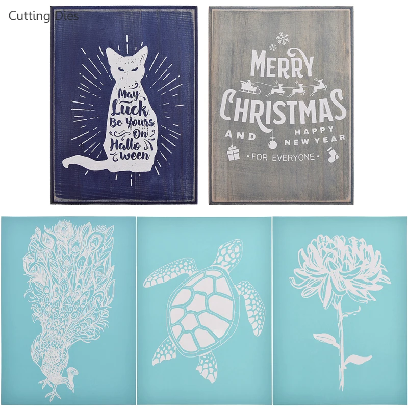 2019 наклейки с рисунком растений и животных для оформления стен скрапбукинга