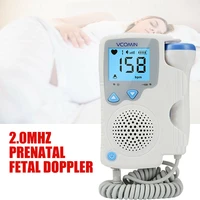 prenatal fetal doppler baby heartbeat monitor baby heart rate detector sonar doppler 2 0mhz for pregnant women no radiation