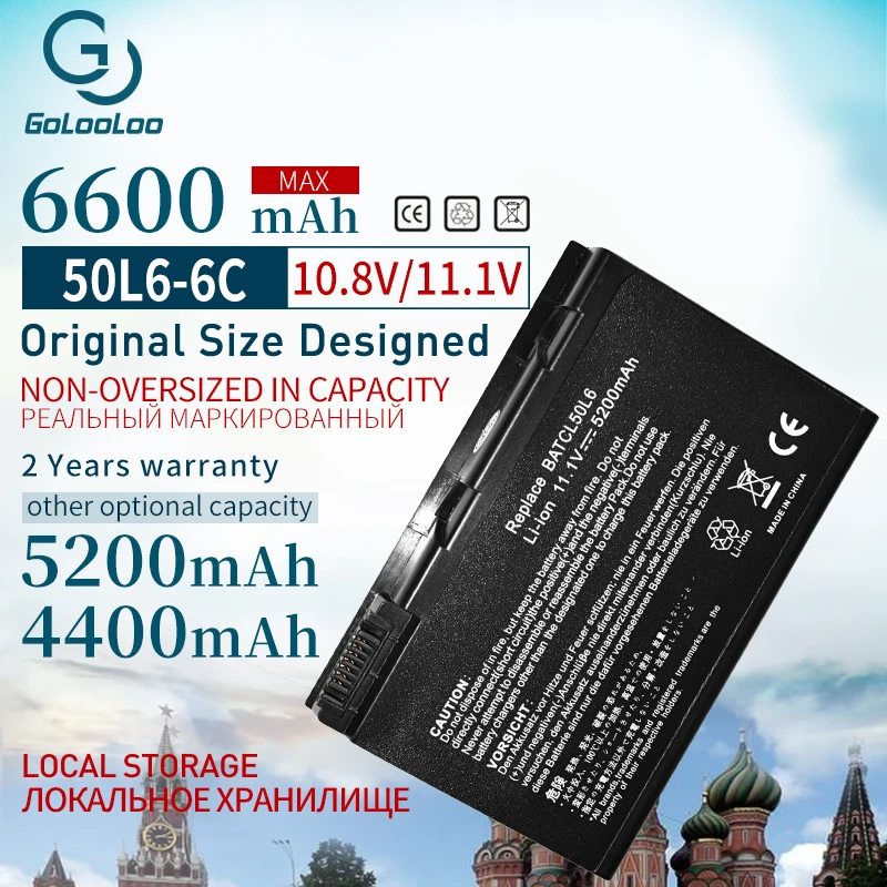 

4400mAH Battery for Acer Travelmate BATBL50L4 BATBL50L6 BATBL50L8H BATCL50L BATCL50L6 BA2490 3900 4200 4230 4260 4280 5210 5510
