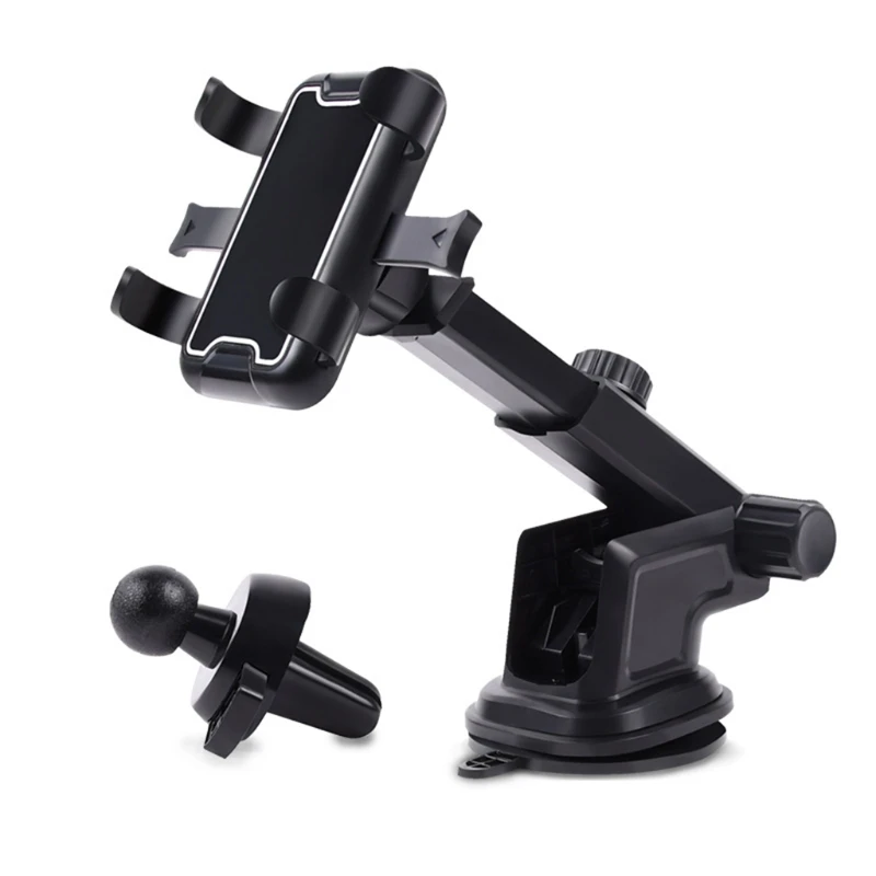 

Universal Car Phone Holder Mount Hands Free Easy Clamp Suction Cup Air Vent Clip Fit for Most Smart Phones N0HF