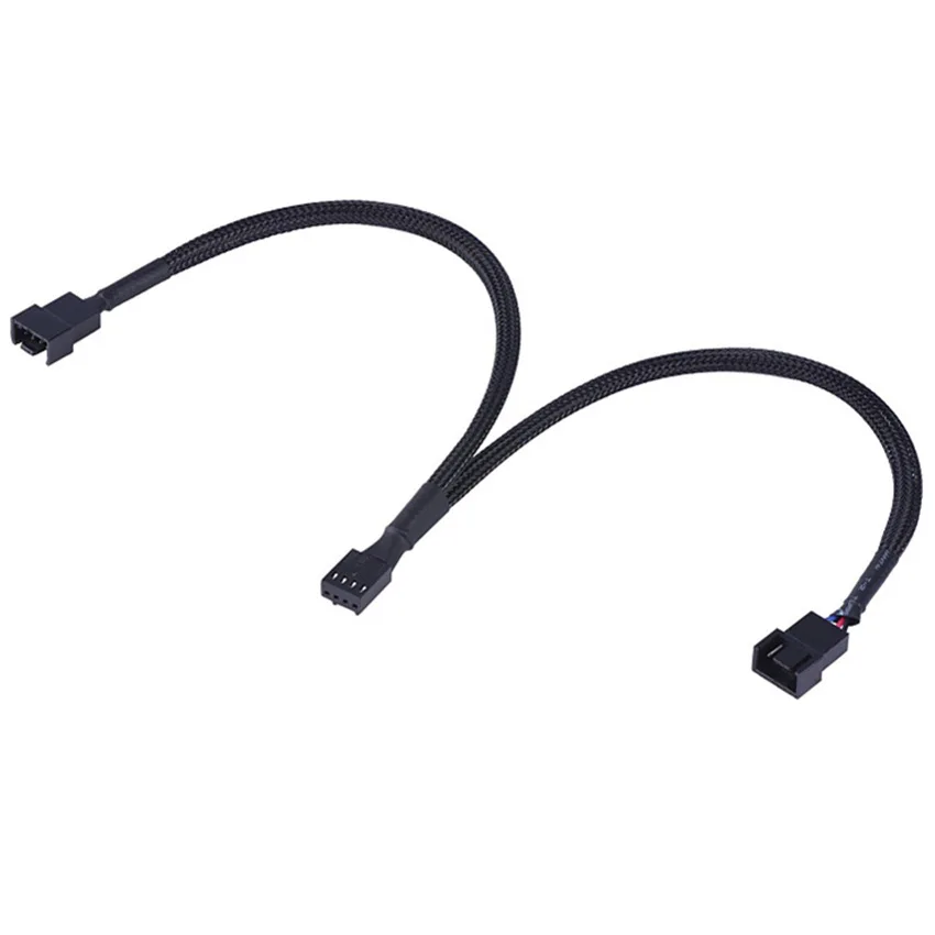 1 шт. 4 Pin разветвитель PWM кабель 4Pin женский 3/4 с адаптером для компьютера Процессор