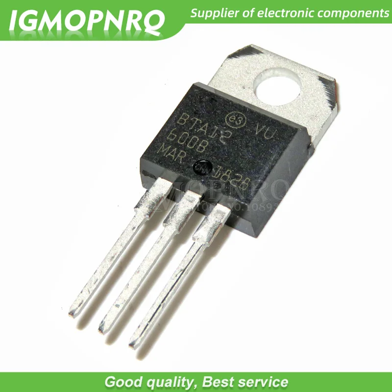 5 шт. новые оригинальные Триаки BTA12 600 В TO 220 на 12 ампер шт.|triac bta12|c c |