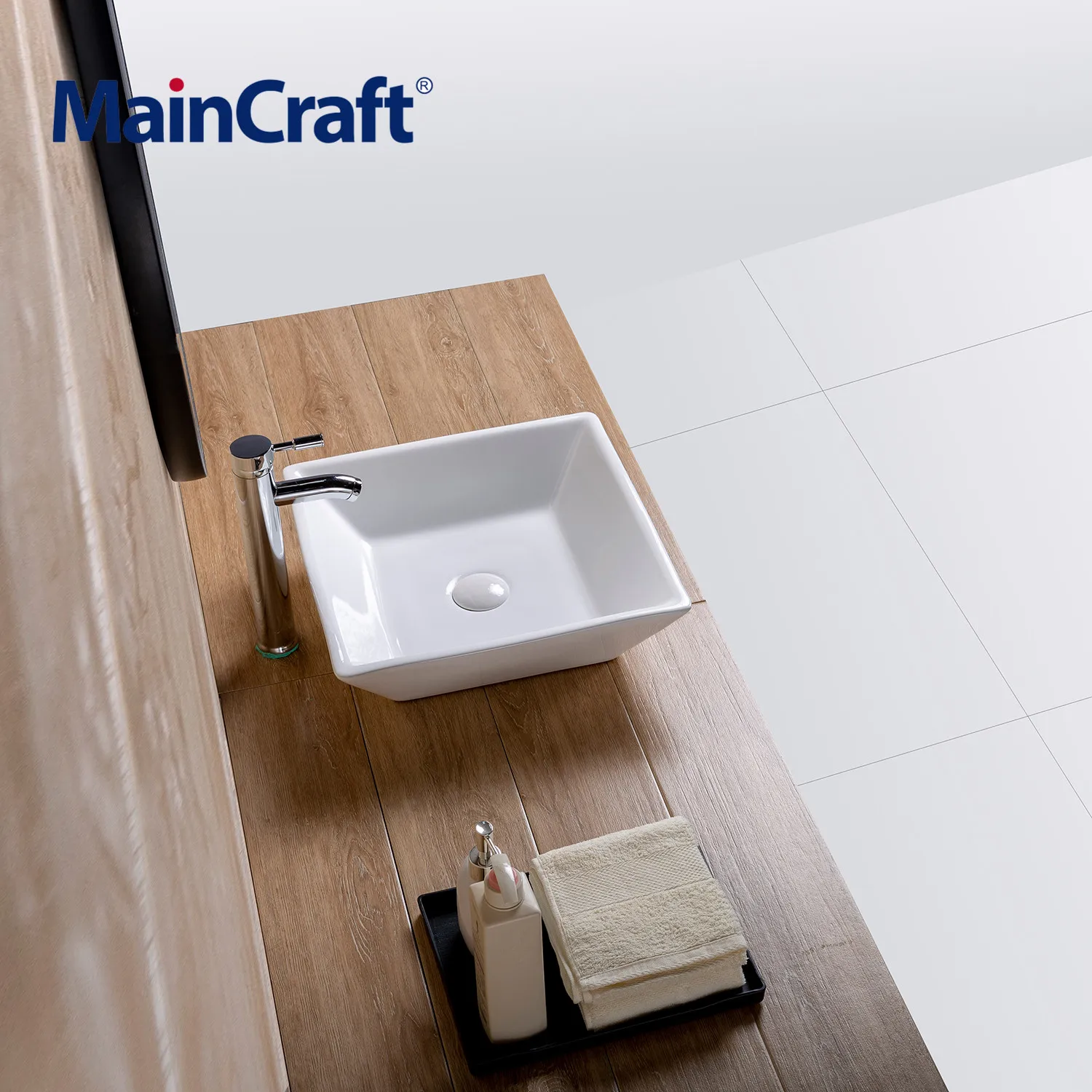 Bathroom Sinks Washbasin Rectangle Shape Lavabo Art Wash Basin Ceramic Counter Top Vessel Sink Bowls | Обустройство дома