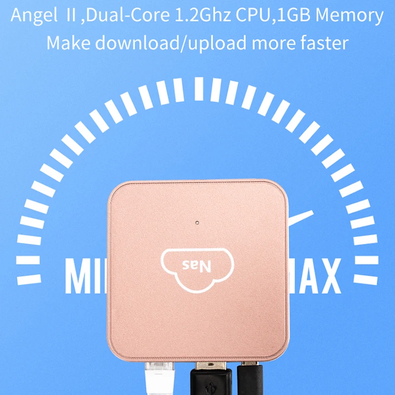 Корпус для жесткого диска NAS USB3.0 Nas HDD LAN доступ к Интернету чехол NasCloud A2 сетевое
