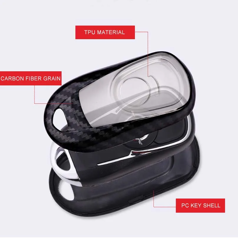 Чехол для ключей из углеродного волокна Opel Astra Buick Encore Envision New Lacrosse | Автомобили и