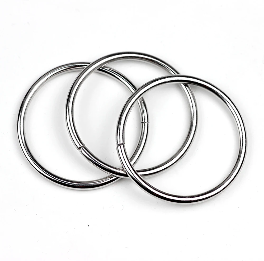 

(10 шт.) 38 мм Металлические Круги Пряжка металлический обод кольцо Одежда и аксессуары висячие кольца