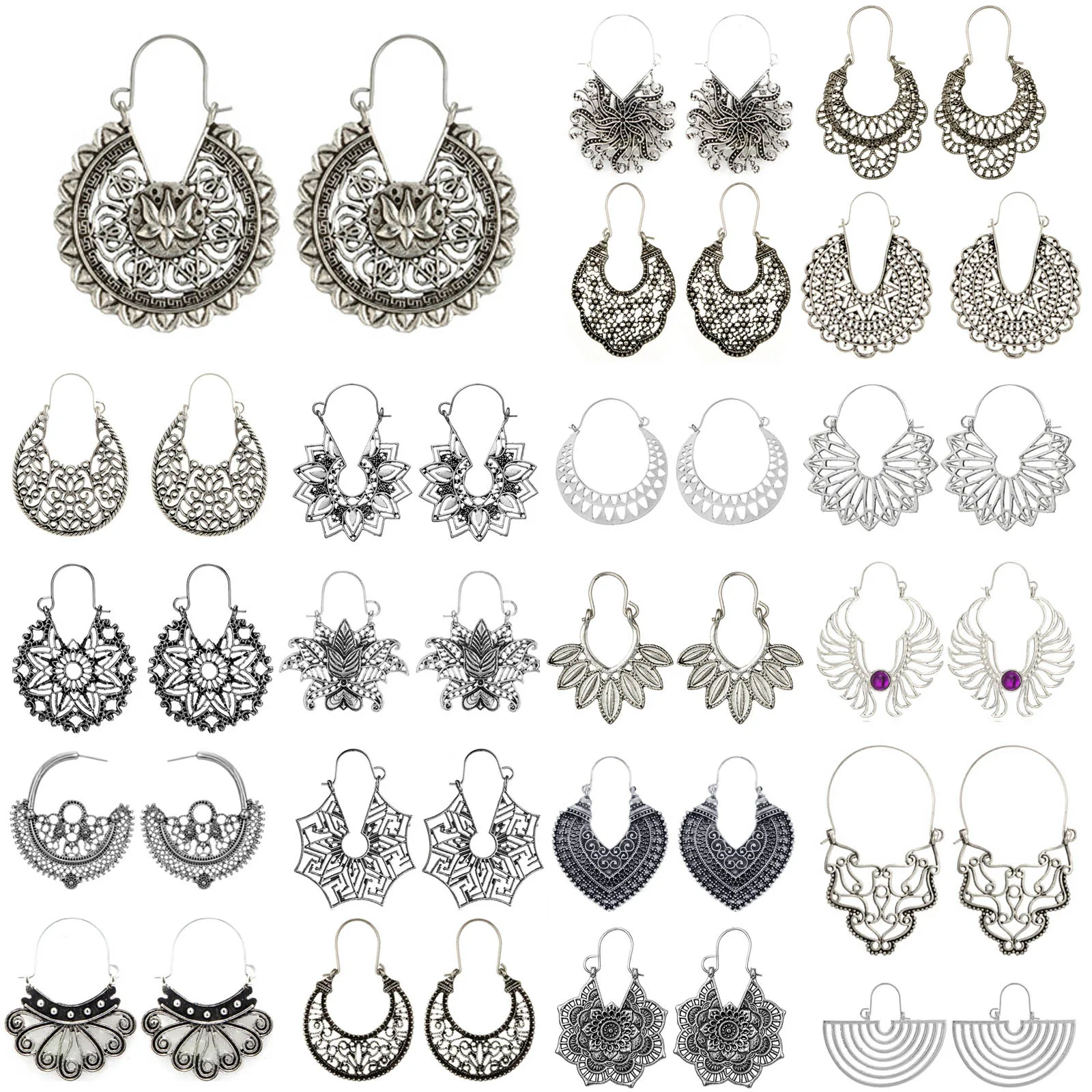 Модные Индийские этнические Драгоценности металлическая подвеска с кисточкой