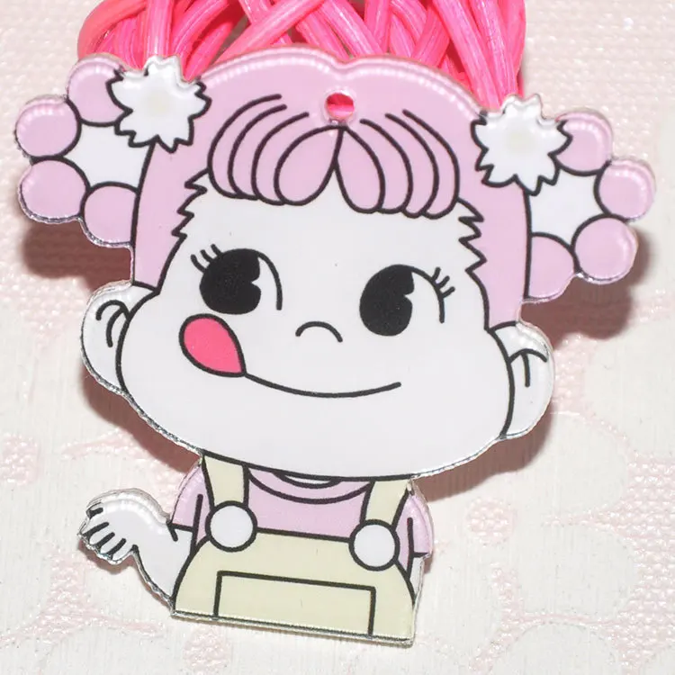3 шт милые девушки акриловые мультфильм DIY Материал амулеты для брелка уха
