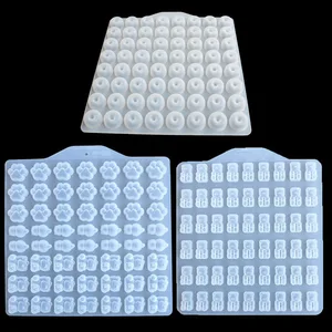 Сахар искусственный цветок гирлянда с лентами силиконовая форма помадка форма торт декоративное устройство для шоколада Жевательная паста плесень