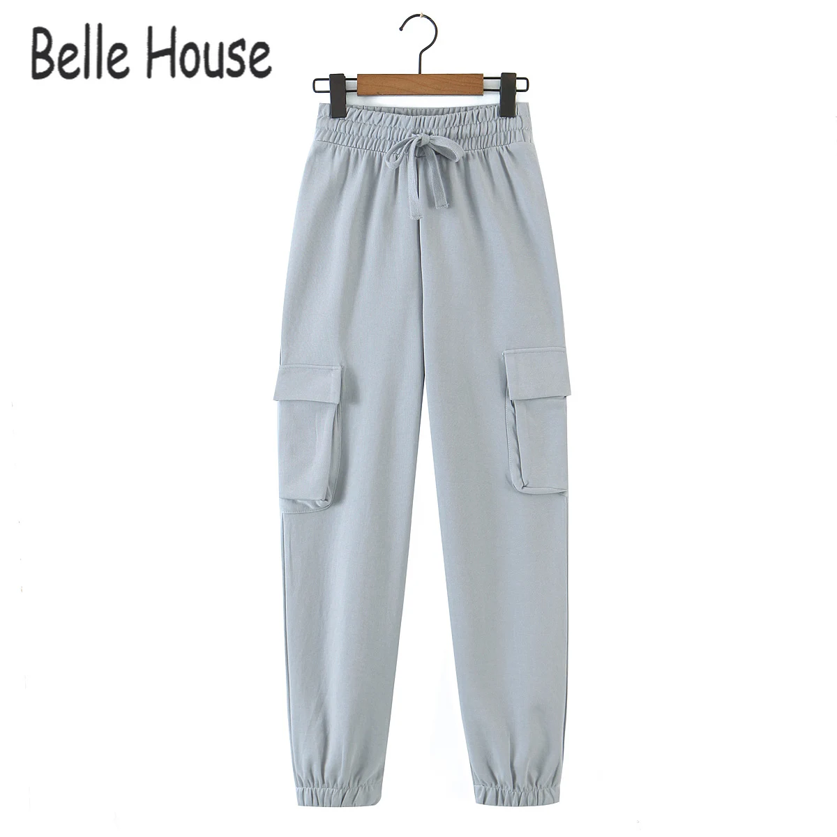 

Cargo Pants Woken Black High Waist Pnts Korean Swearpants Pocket Trousers Streetwear Leg Loose Pants