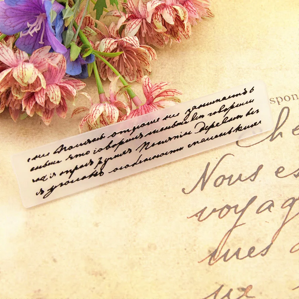 15x3 см пластиковой длинной надписью ремесло изготовления открыток бумага