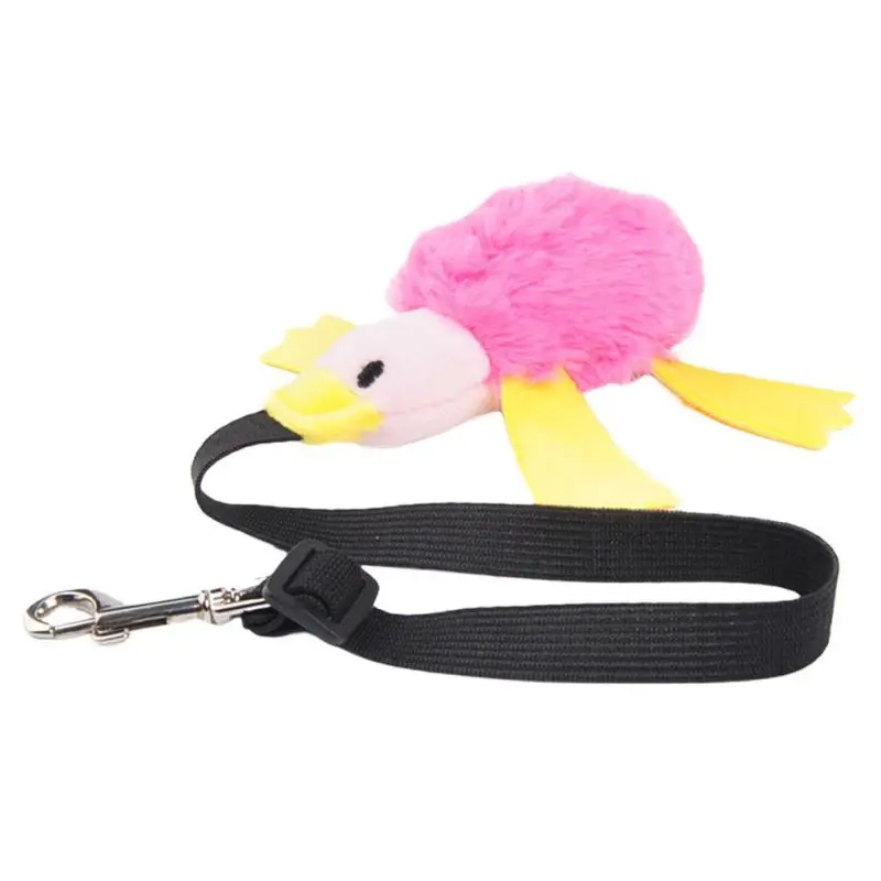 

Pet Supplies Small Animal Chew Toy Funny Squeaky Jumping Stuffed Duck For Puppy Bite Resistant Plush Animal Interactive Toys